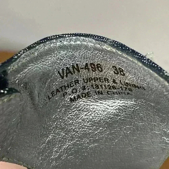 Alegria Vanessa Circulate Leather Sandals Silver Black Women's Size 38 US Sz 7 - Picture 9 of 10